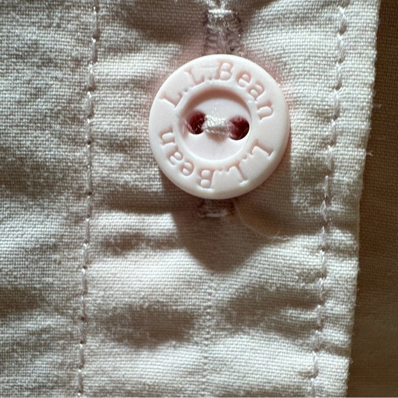 LL BEAN WOMEN'S VENTED LONG SLEEVE Soft Pink FISHING SHIRT - SIZE XL - Picture 14 of 14
